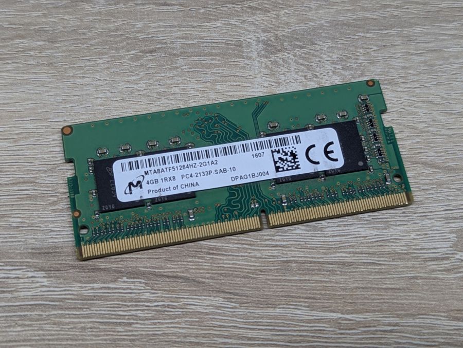 Оперативна память Micron 4GB DDR4 SO-DIMM 2133 МГц