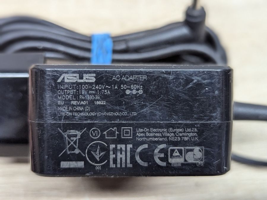Б/В Блок живлення Asus PA-1330-39,33W,19V,1.75A,4.0 х 1.35 мм [ProductHub SKU PA-1330-39]