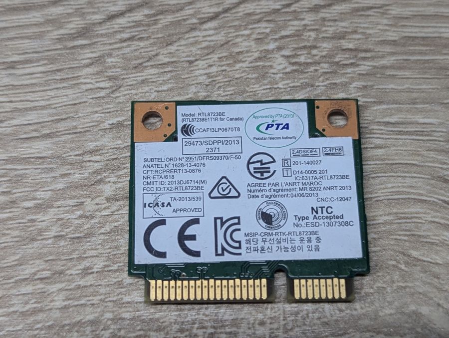 Модуль Wi-Fi + Bluetooth Realtek RTL8723BE