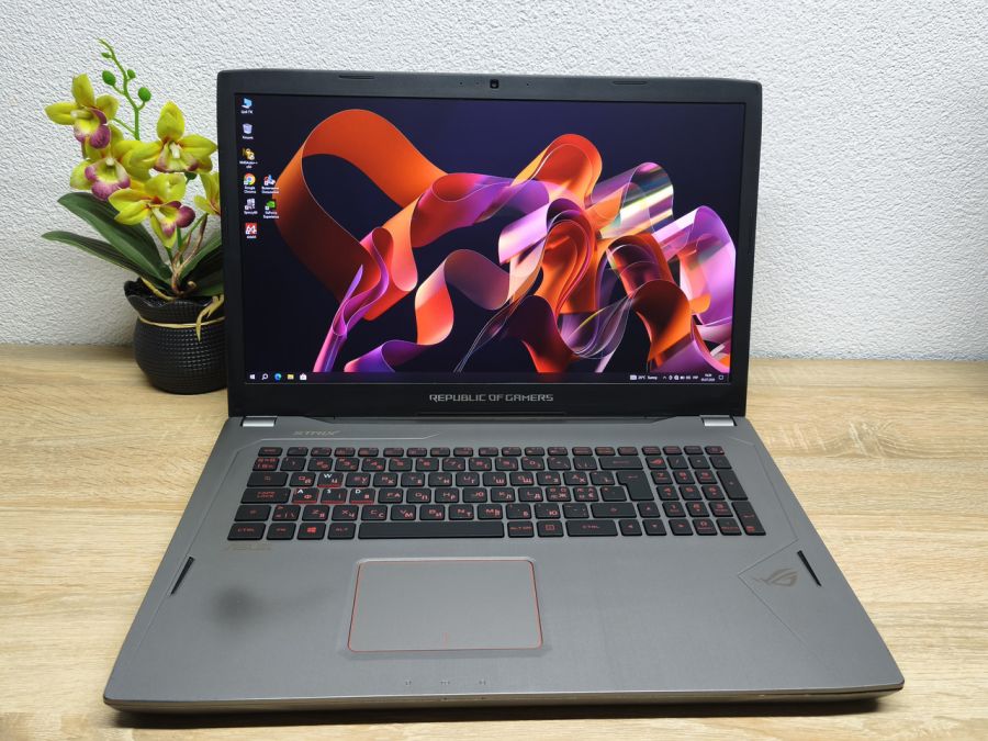 Ноутбук Б/В ASUS Strix ROG GL702V, Intel Core i7-7700HQ, DDR4 16GB, SSD 256GB + HDD 1TB, NVIDIA GeForce GTX 1070 8GB, 17" Full HD