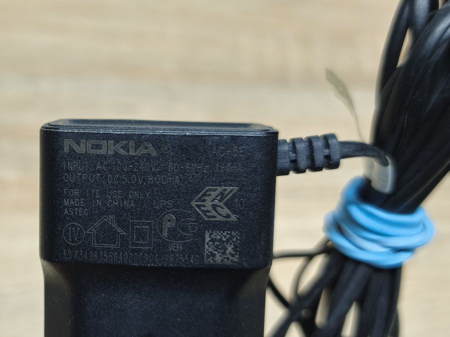 Б/В Блок живлення Nokia AC-5E,5V,800mA,2.0 х 0.6 мм [ProductHub SKU AC-5E]