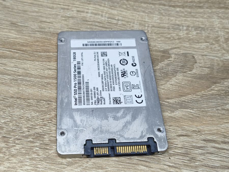 SSD Intel Pro 1500 Series 180Gb 2.5" Життя 98% Б/В