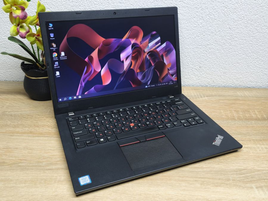 Ноутбук Б/В lenovo ThinkPad L480:14, Intel Core i5-8250U, 8 GB DDR4, Intel UHD Graphics, SSD 128Gb