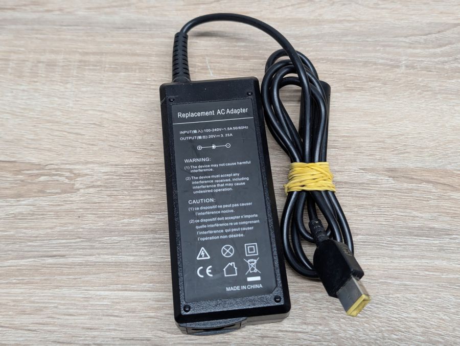 Б/В Блок живлення 65W 20V 3.25A Slim Tip [ProductHub SKU ACAdST]