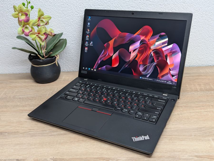 Ноутбук Б/В Lenovo ThinkPad L480:14, Intel Core i5-8250U, 8 GB DDR4, Intel UHD Graphics, SSD 128Gb [ProductHub SKU L640]