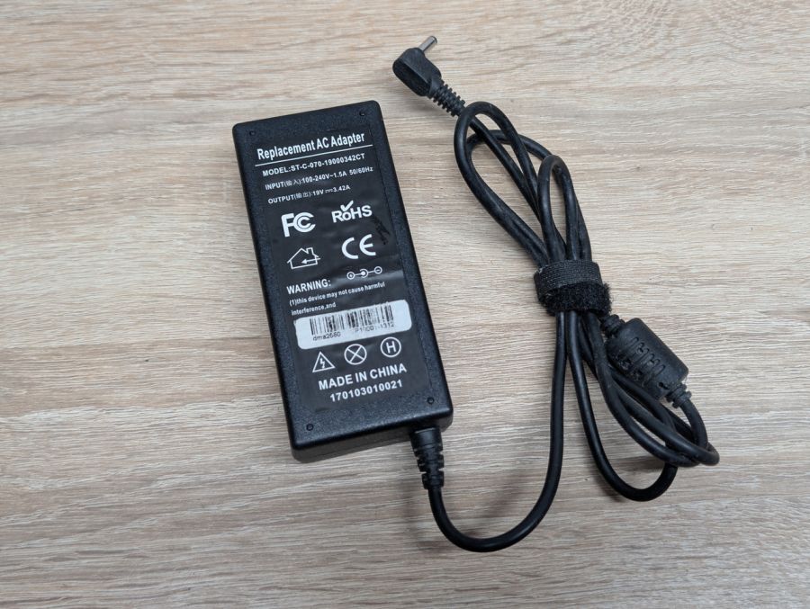 Б/В Блок живлення 65W 19V 3.42A 4.0 x 1.35 мм [ProductHub SKU 19000342CT]