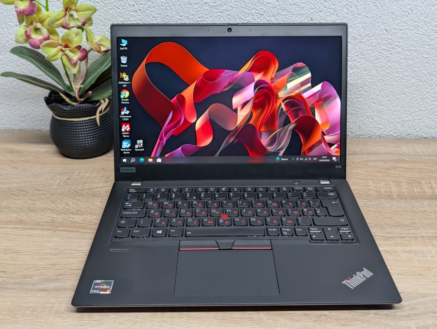 Ноутбук Б/В Lenovo ThinkPad X13; 13 Full HD; AMD Ryzen 5 PRO 4650U;16 ГБ DDR4;SSD 512Гб [ProductHub SKU L651]