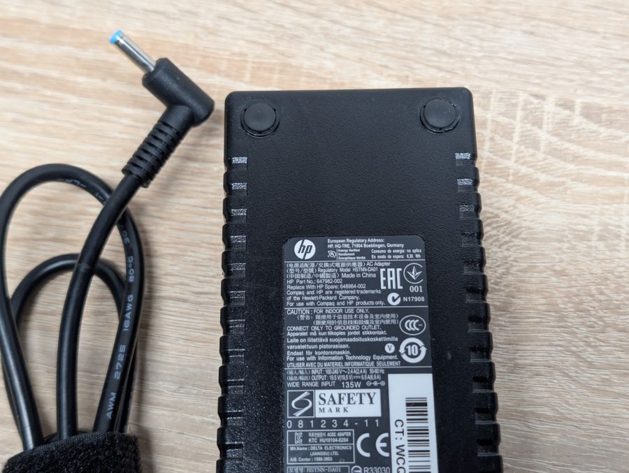 Блок живлення HP 135W 19.5V 6.9A 4.5 x 3.0мм Blue Pin Б/В [ProductHub SKU DA01]
