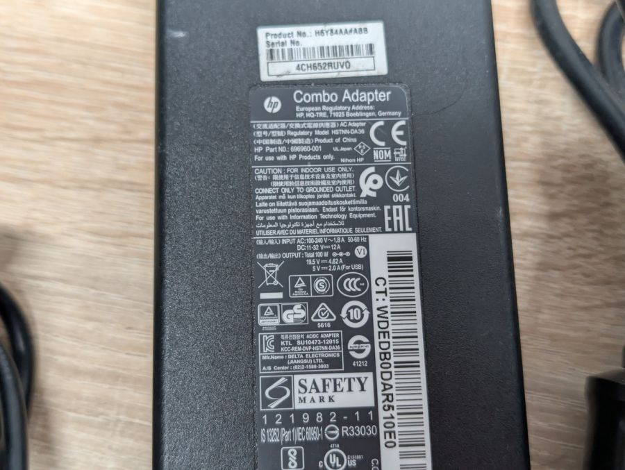 Автомобільний блок живлення HP 90W 19.5V 4.62A 4.5 x 3.0 мм Б/В [ProductHub SKU HSTNN-DA36]