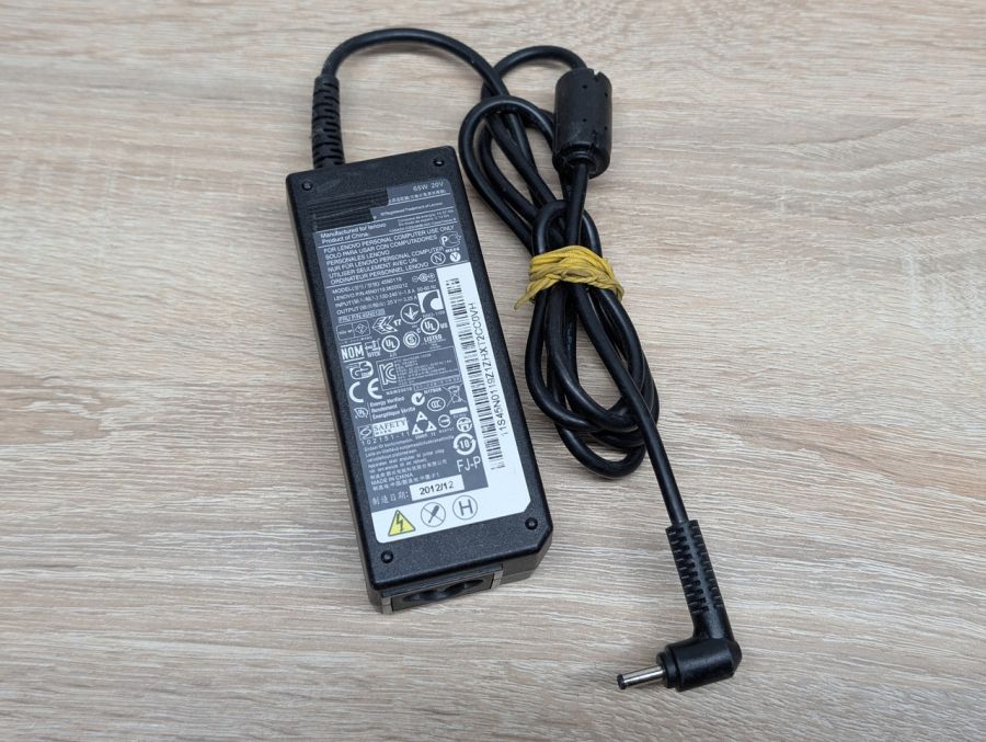 Блок живлення Lenovo 65W 20V 3.25A 3.0 x 1.1 мм Б/В [ProductHub SKU 45N0119]