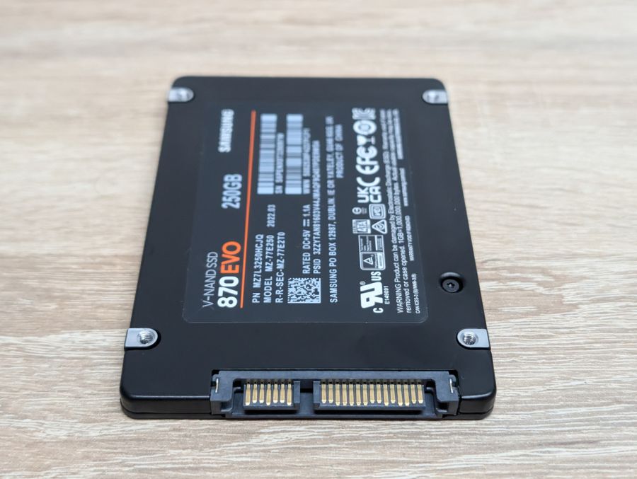 SSD Samsung 870 EVO 250GB 2.5" Життя 100% Б/В [ProductHub SKU 77E250]