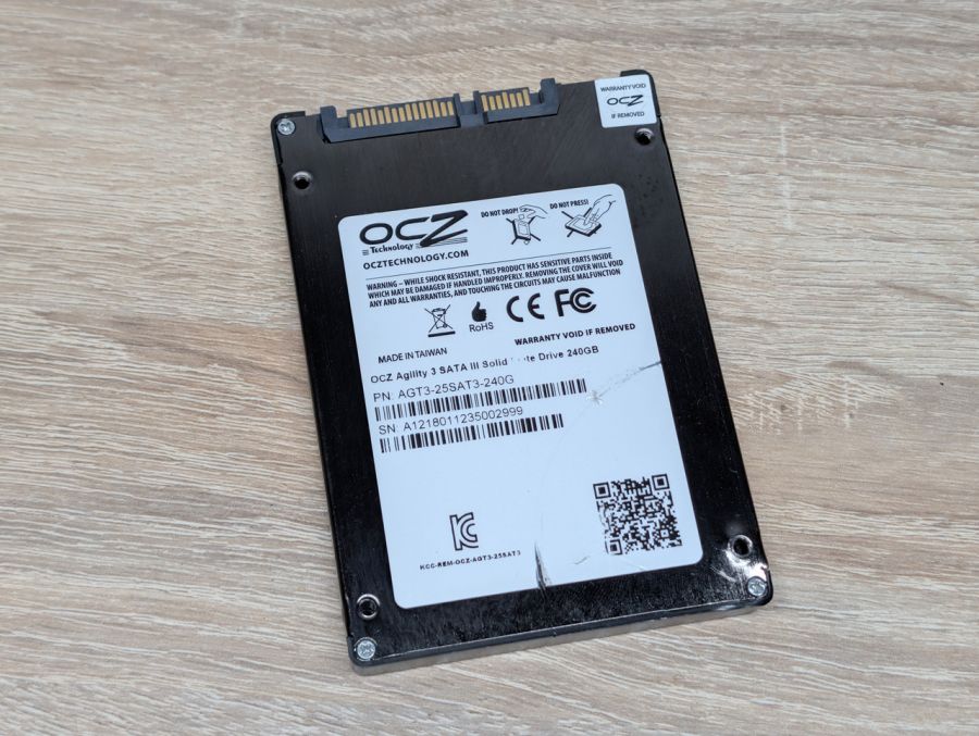 SSD OCZ 240Gb 2.5" Життя 100% Б/В [ProductHub SKU OCZ240]