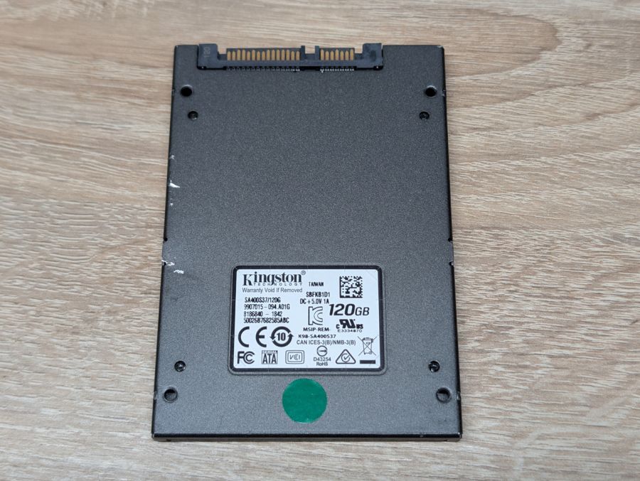 SSD Kingston A400 120Gb 2.5" Життя 98% Б/В [ProductHub SKU A400(1)]