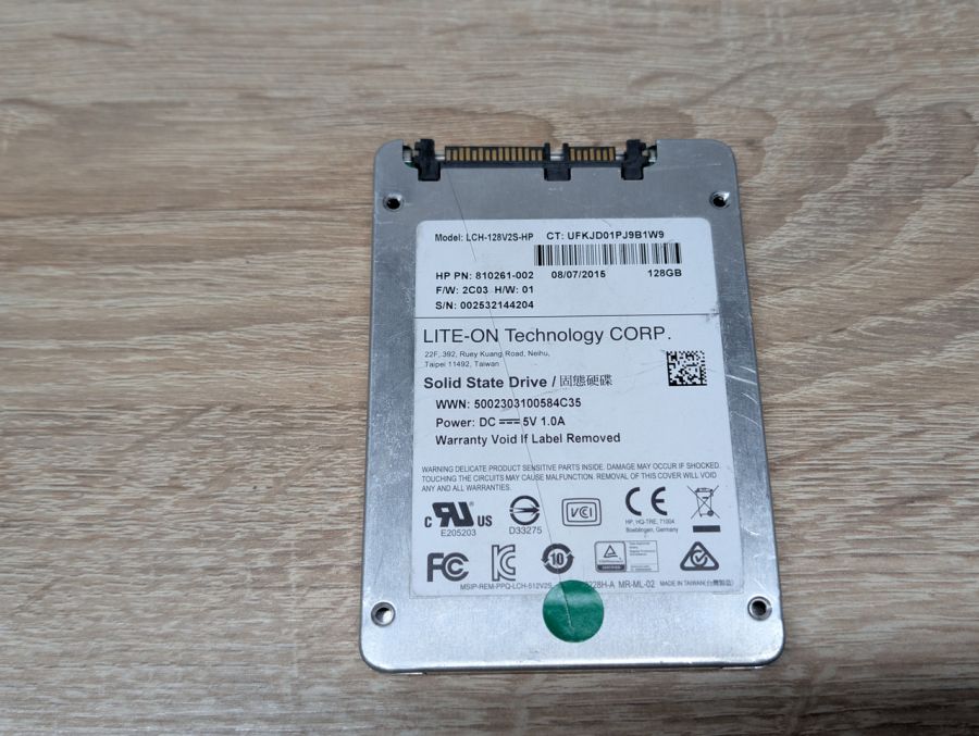 SSD Lite-On LCH-128V2S 128Gb 2.5" Життя 99% Б/В