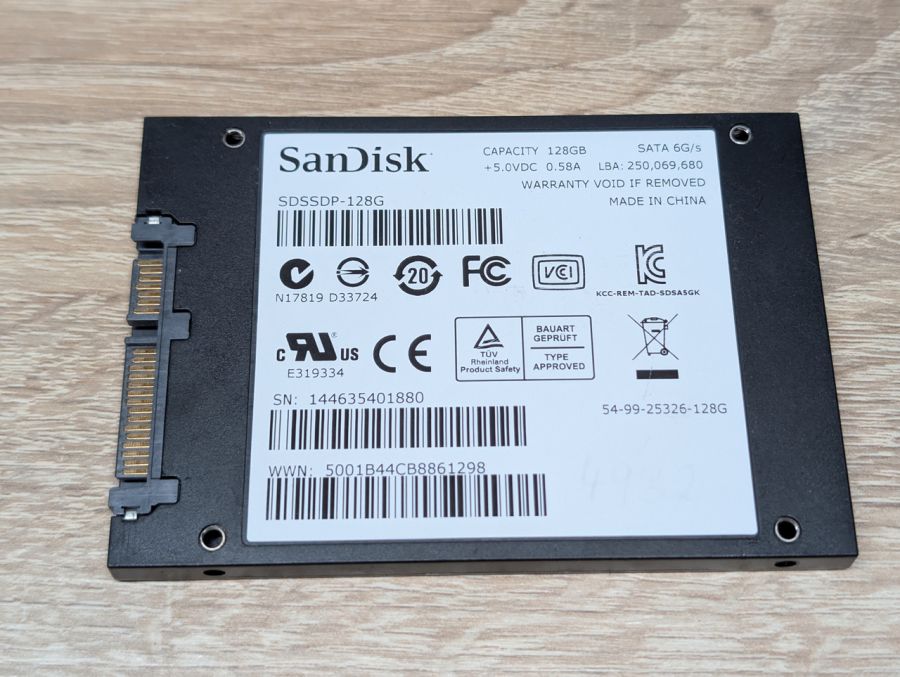 SSD SanDisk SDSSDP 128Gb 2.5" Життя 100% Б/В [ProductHub SKU SDSSDP(1)]