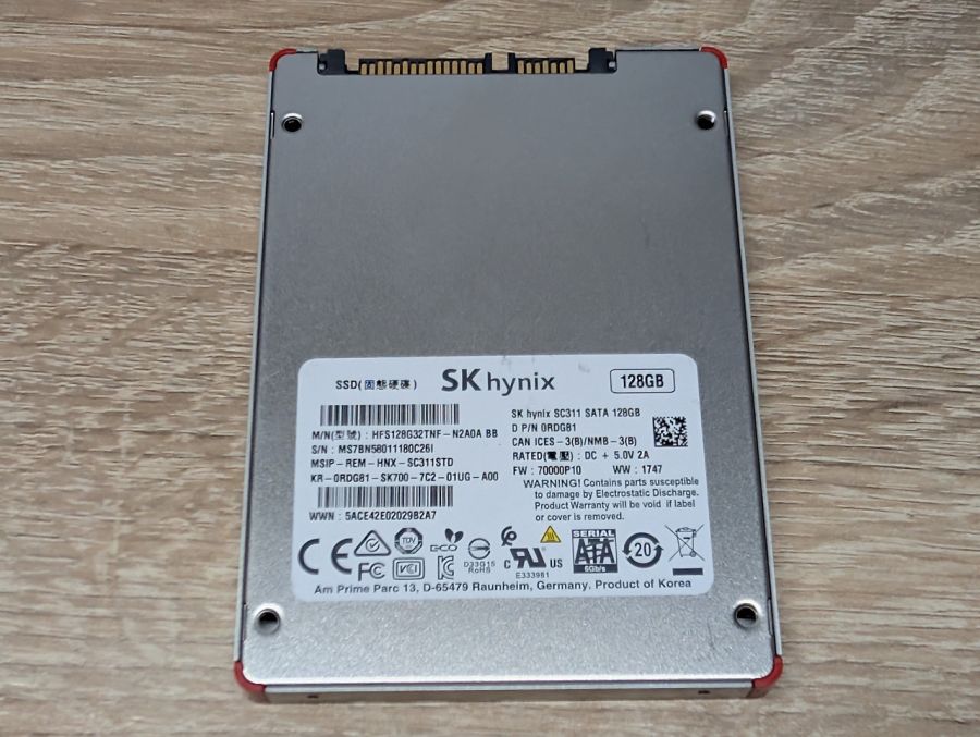 SSD SK hynix SC311 128GB 2.5" Життя 98% Б/В