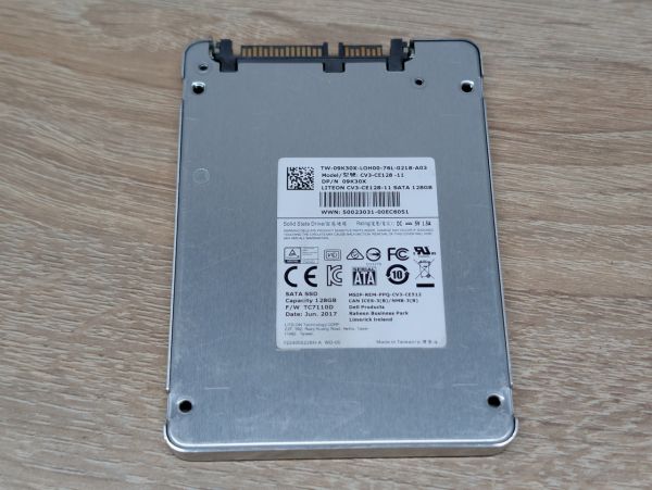 SSD Lite-on CV3-CE128 128Gb 2.5" Життя 100% Б/В