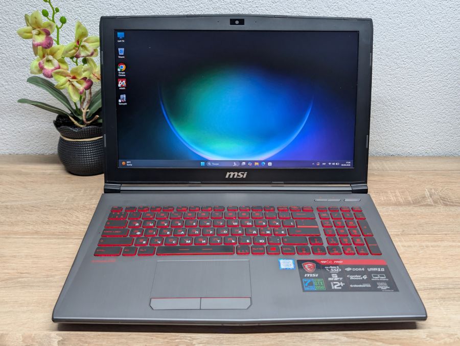 Ноутбук Б/В MSI GU62 MS-16J9, Intel Core i5-7300HQ, DDR4 16GB, SSD 256GB + HDD 1TB, NVIDIA GeForce GTX 1050 2GB, 15.6" Full HD