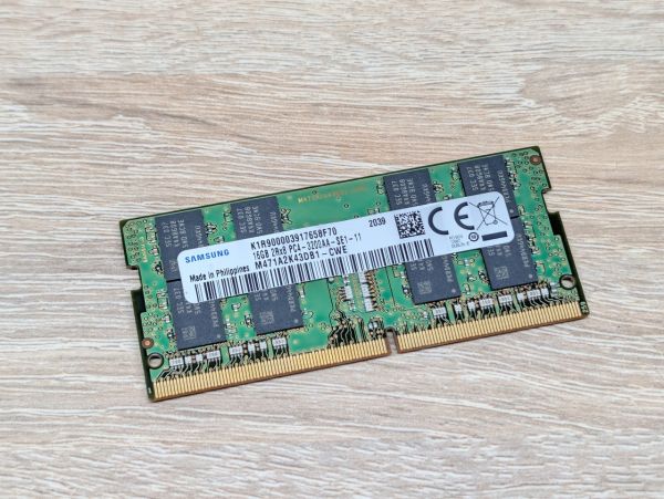 Оперативна память Samsung DDR4 16GB 3200MHz SO-DIMM Б/В