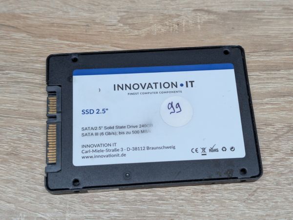 SSD Innovation IT 240GB 2.5" SATA III Життя 99% Б/В