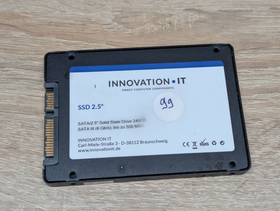 SSD Innovation IT 240GB 2.5" SATA III Життя 99% Б/В
