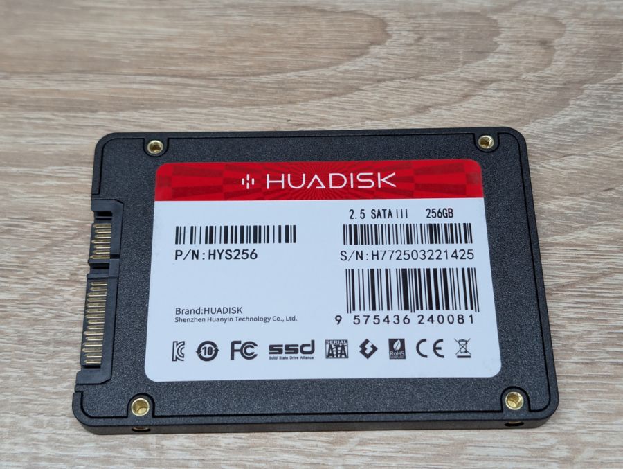 SSD Huadisk KungFu 256Gb 2.5" Життя 100% Б/В