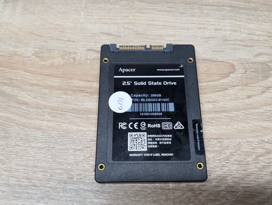 SSD Panther Apacer 256Gb 2.5" Життя 100%