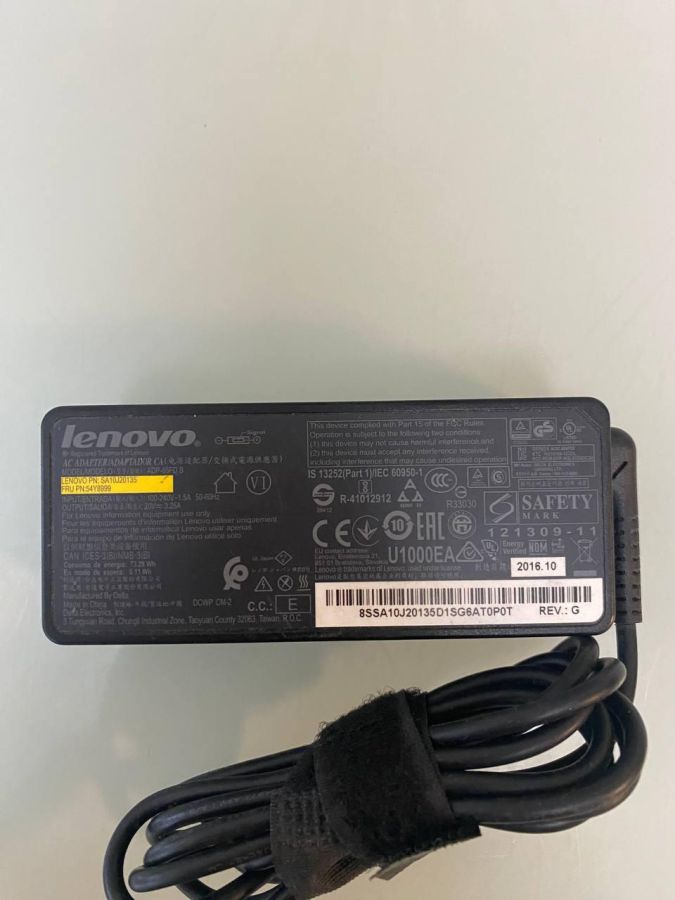 Б/В Lenovo USB+pin 20V, 65w,