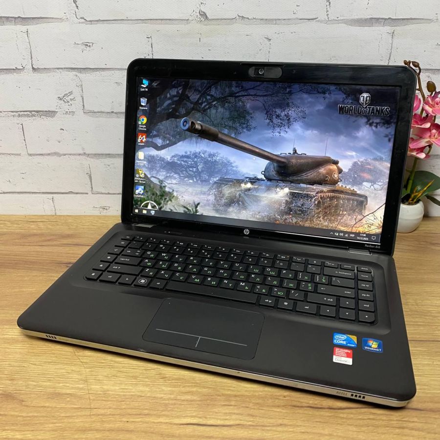 Ноутбук Б/В HP Pavilion dv6, Intel Core i7-720QM, DDR3 8 GB, SSD 256GB, AMD Radeon HD 5000, 15.6" HD