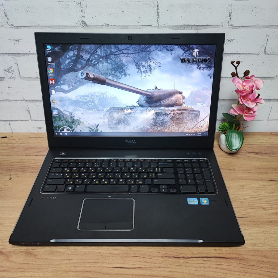 Ноутбук Б/В Dell Vostro 3750, Intel Core i3-2330M, DDR3 8 GB, SSD 128GB, 17.3" HD
