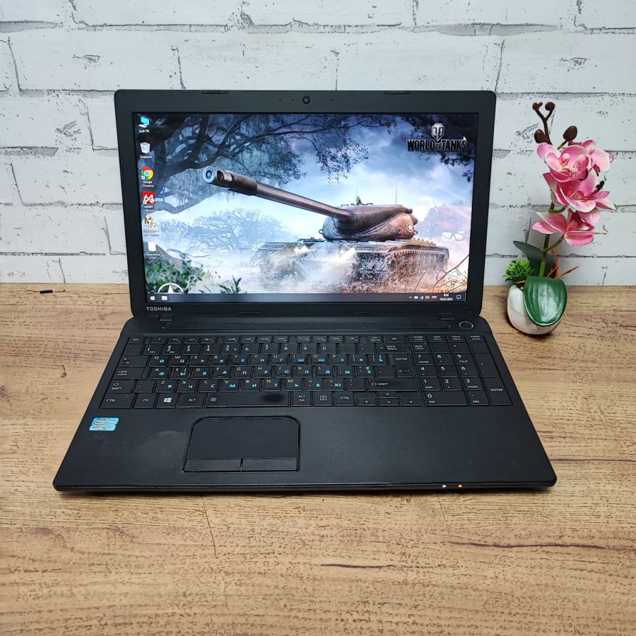 Ноутбук Б/В Toshiba Satellite C50-1G6, Intel Core i3-3110M, DDR3 8 GB, SSD 128GB, 15.6" HD