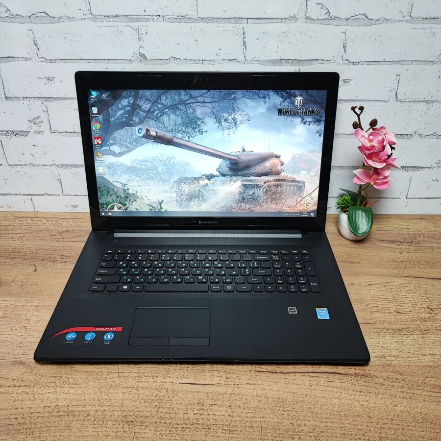 Ноутбук Б/В Lenovo G70, Intel Core i3-4005U, DDR3 8 GB, SSD 128GB, 17.3" (1600x900x60Hz)