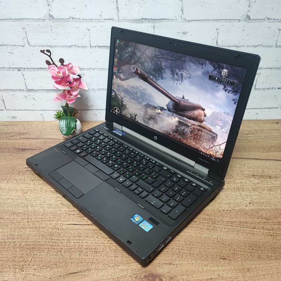 Ноутбук Б/В HP EliteBook 8560W, Intel Core i5-2520M, DDR3 8 GB, SSD 256GB, NVIDIA GeForce 2Gb, 15.6"
