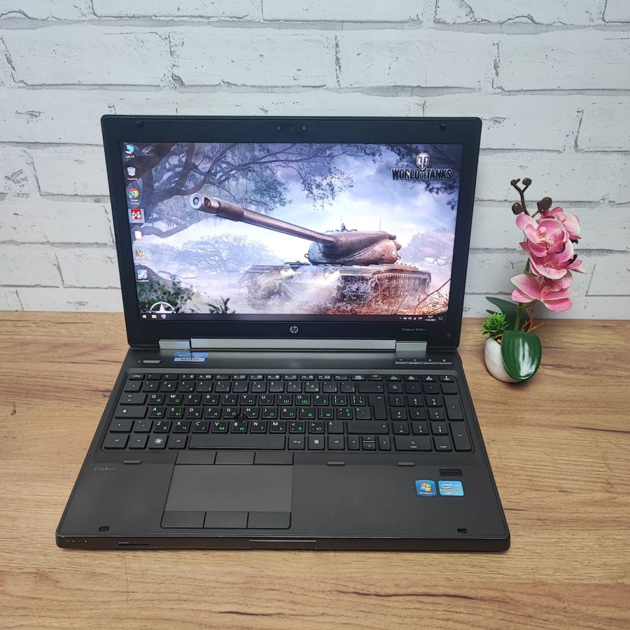 Ноутбук Б/В HP EliteBook 8560W, Intel Core i5-2520M, DDR3 8 GB, SSD 256GB, NVIDIA GeForce 2Gb, 15.6"