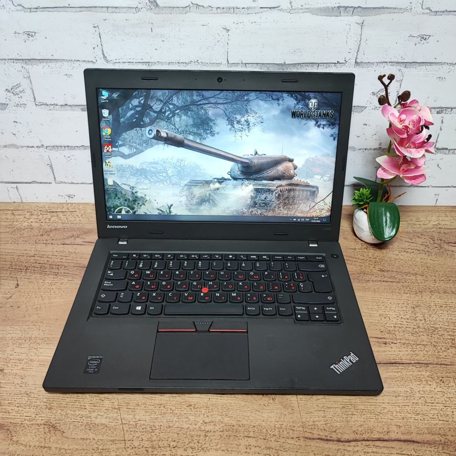 Ноутбук Б/В Lenovo L450, Intel Core i5-4300U, DDR3 8 GB, SSD 512GB, 14" HD
