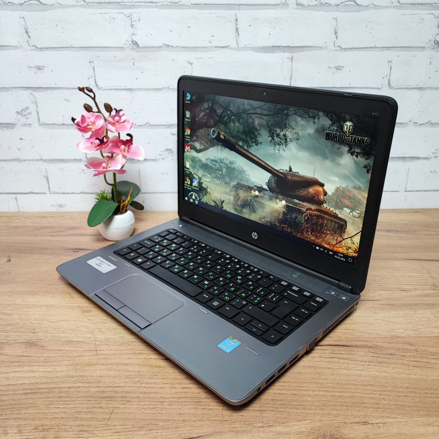Ноутбук Б/В HP ProBook 640 G1, Intel Core i3-4000M, DDR3 8 GB, SSD 256GB, 14" HD