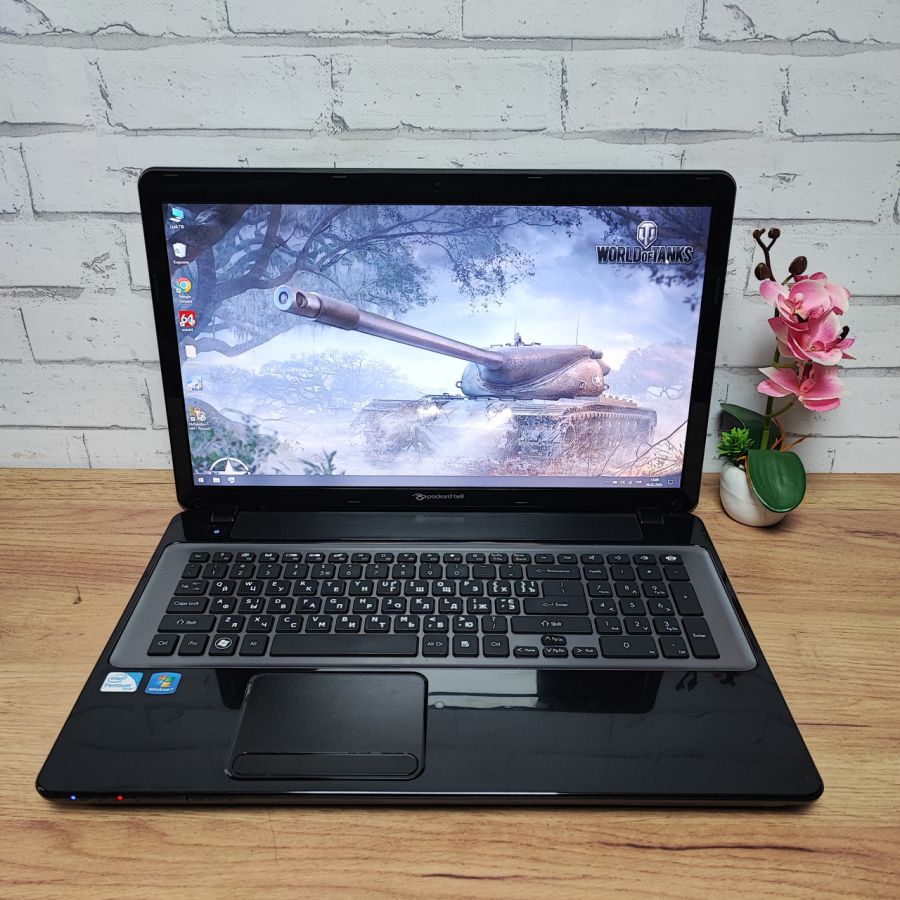 Ноутбук Б/В Packard Bell VG70, Intel Celeron B820, DDR3 8 GB, SSD 128GB + HDD 320GB, 17.3" HD