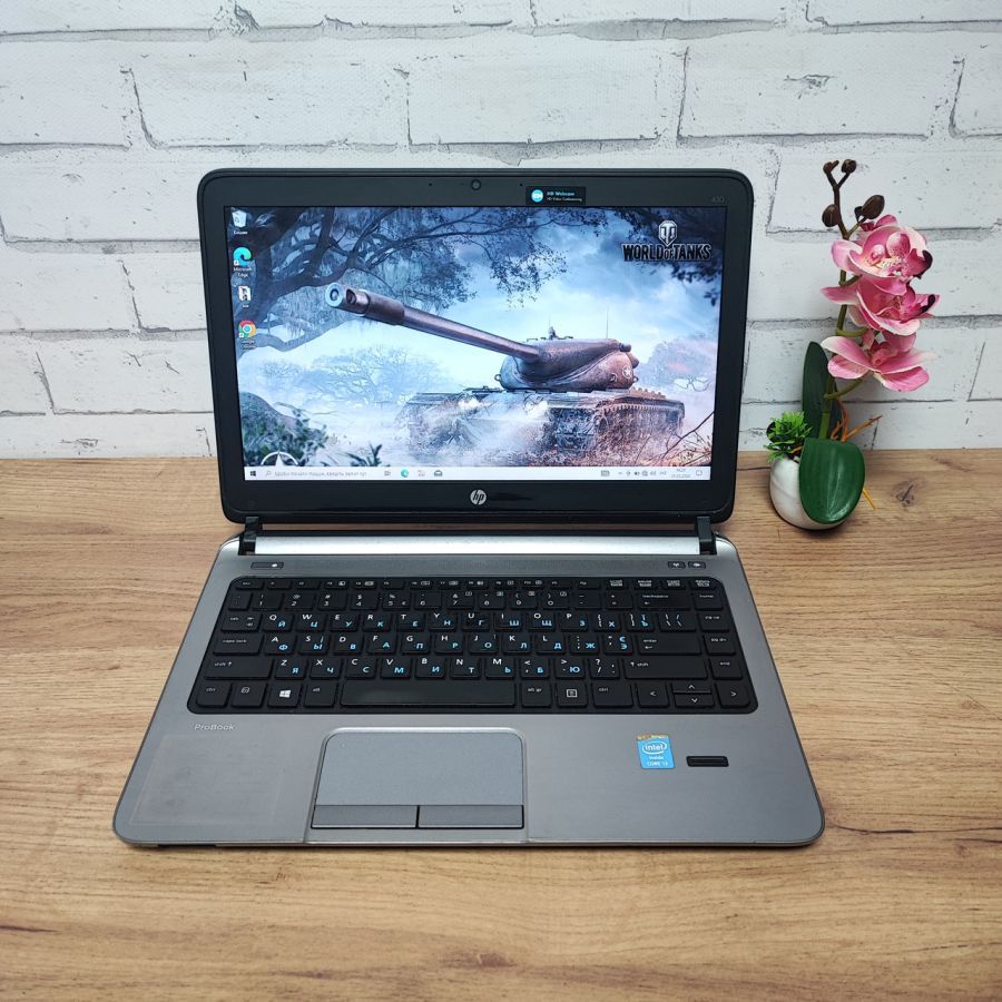 Ноутбук Б/В HP ProBook 430 G1, Intel Core i3-4005U, DDR3 8 GB, SSD 128GB, 12.5" HD