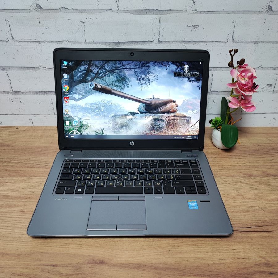 Ноутбук Б/В HP EliteBook 840 G2, Intel Core i5-5300U, DDR3 8 GB, SSD 128GB, 14" Full HD