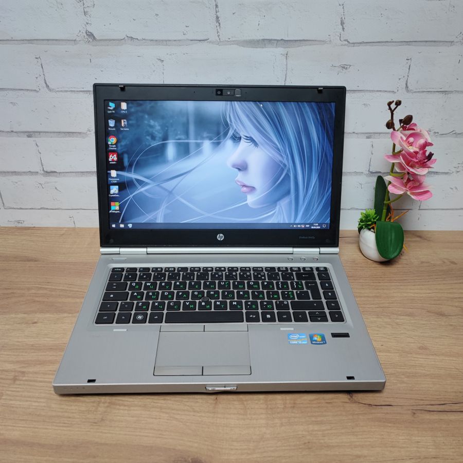 Ноутбук Б/В HP EliteBook 8460P, Intel Core i5-2540M, DDR3 8 GB, SSD 128GB, 14" HD