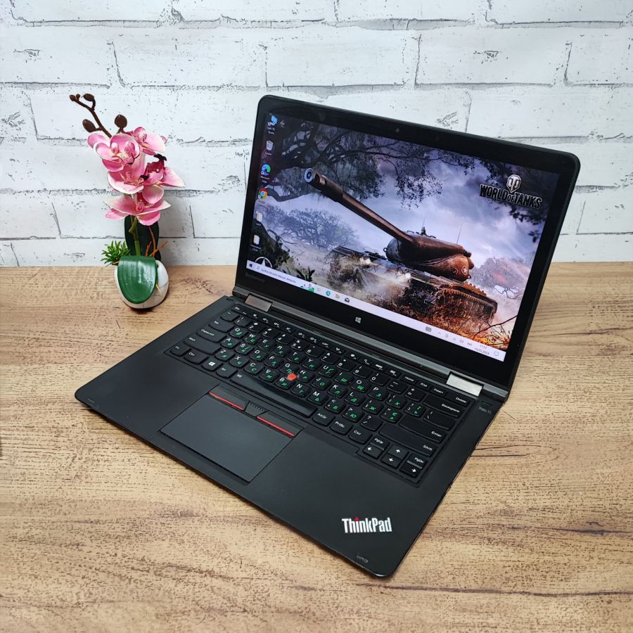 Ноутбук Б/В Lenovo Yoga 14, Intel Core i5-5200U, DDR3 8 GB, SSD 256GB, 14" Full HD Сенсор
