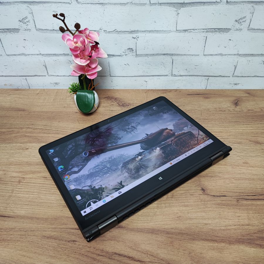 Ноутбук Б/В Lenovo Yoga 14, Intel Core i5-5200U, DDR3 8 GB, SSD 256GB, 14" Full HD Сенсор