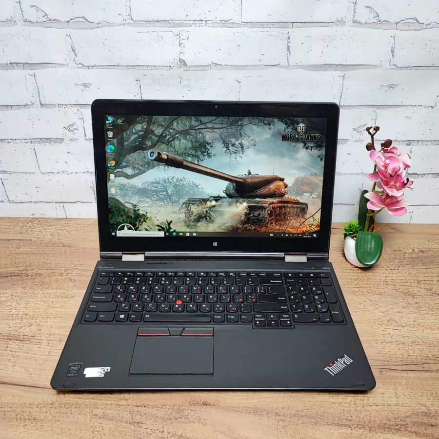 Ноутбук Б/В Lenovo Yoga 15, Intel Core i7-5500U, DDR3 16 GB, SSD 256GB, NVIDIA GeForce 840M 2Gb, 15.6" Full HD Сенсор