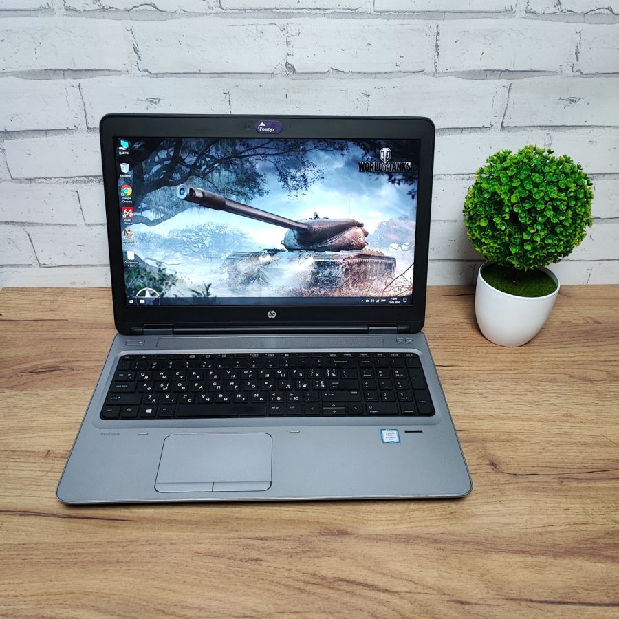 Ноутбук Б/В HP ProBook 650 G2, Intel Core i3-6100U, DDR4 8GB, SSD 128GB, 15.6" Full HD