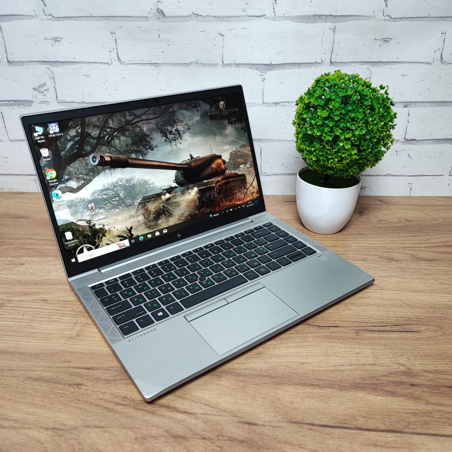 Ноутбук Б/В HP EliteBook 845 G7, AMD Ryzen 5 PRO 4650u, DDR4 16 GB, SSD 256GB, AMD Radeon Graphics, 14" Full HD Сенсор