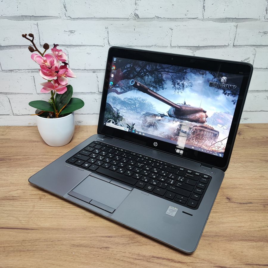 Ноутбук Б/В HP EliteBook 840 G1, Intel Core i5-4300U, DDR3 8 GB, SSD 128GB, AMD Radeon HD 8500 1Gb, 14" Сенсор