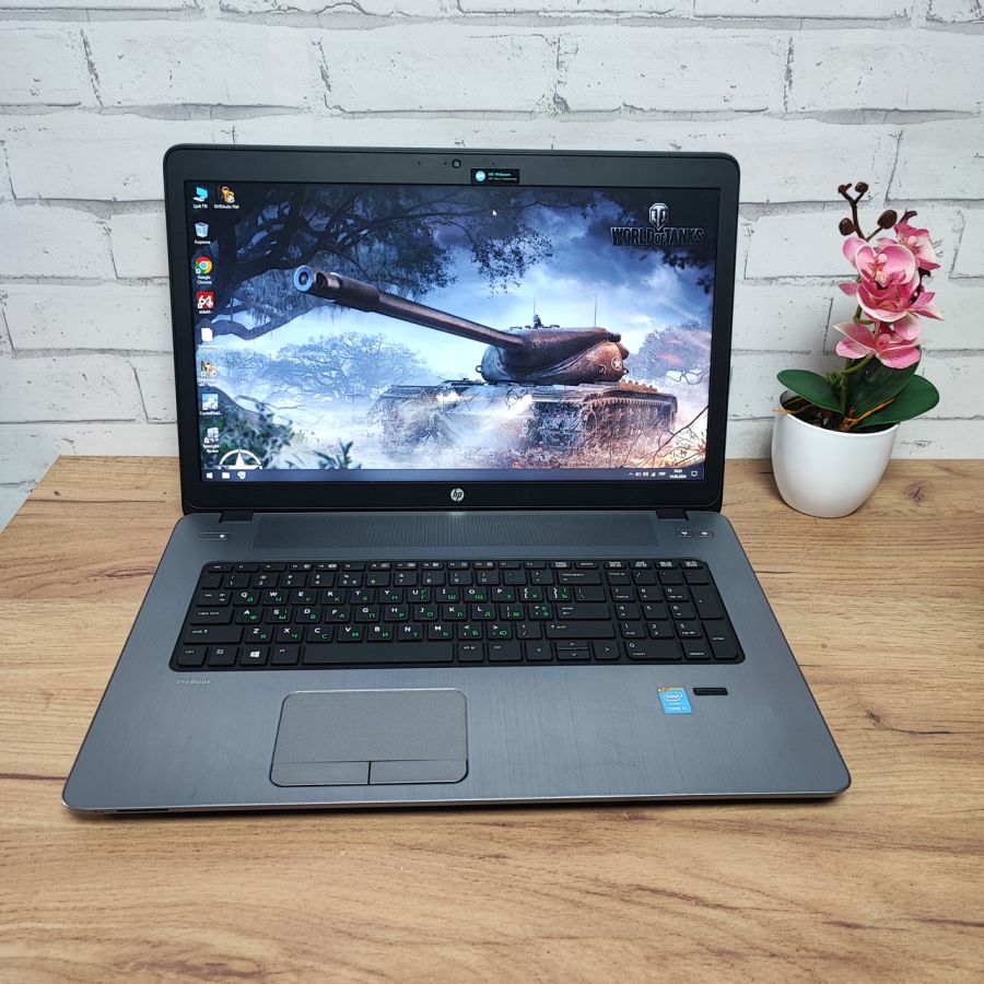 Уцінка! Ноутбук Б/В HP ProBook 470 G2, Intel Core i5-5200U, DDR3 8 GB, SSD 128GB, AMD Radeon R5 1Gb, 17"
