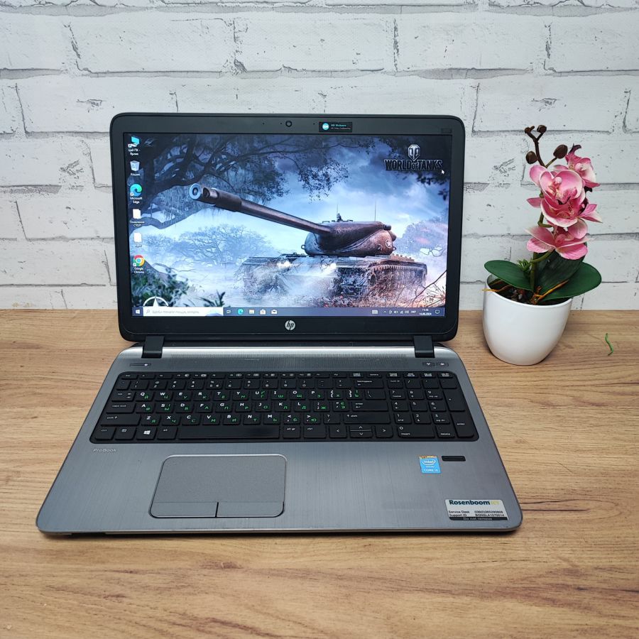 Ноутбук Б/В HP ProBook 450 G2, Intel Core i3-5010U, DDR3 8GB, SSD 128GB, 15.6" HD