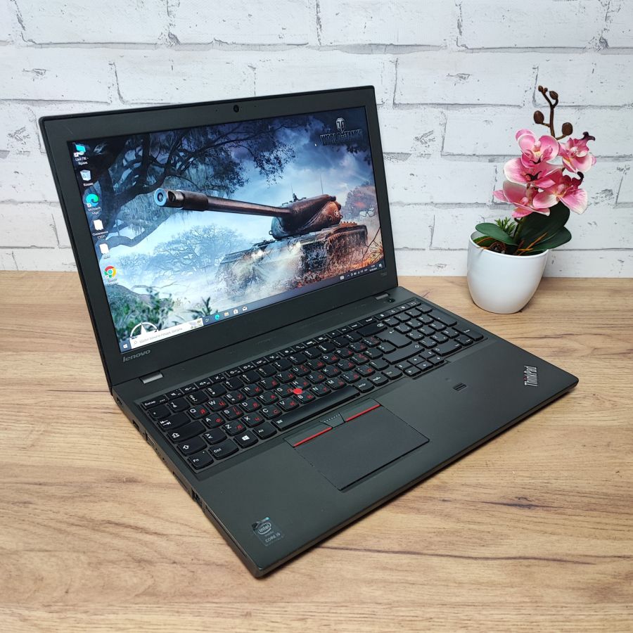 Ноутбук Б/В Lenovo T550, Intel Core i5-5200U, DDR3 8 GB, SSD 256GB, 15.6" Full HD