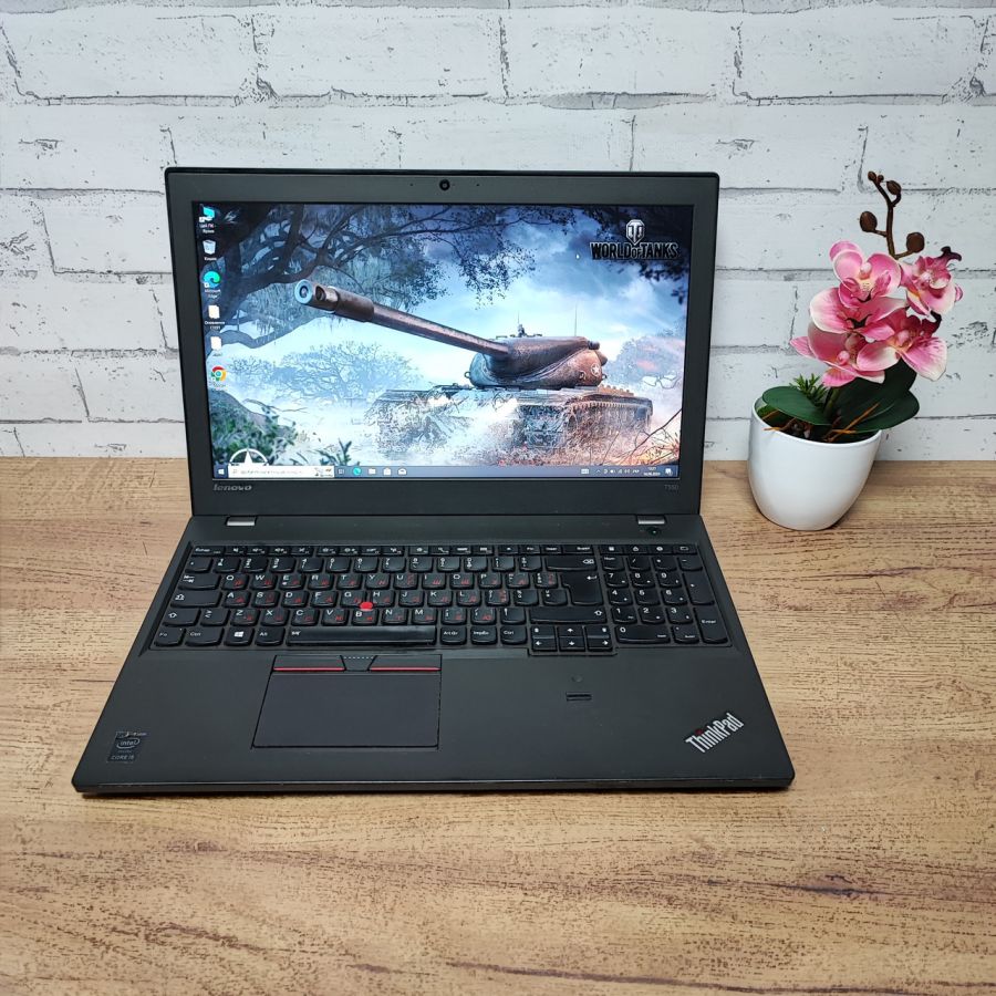 Ноутбук Б/В Lenovo T550, Intel Core i5-5200U, DDR3 8 GB, SSD 256GB, 15.6" Full HD